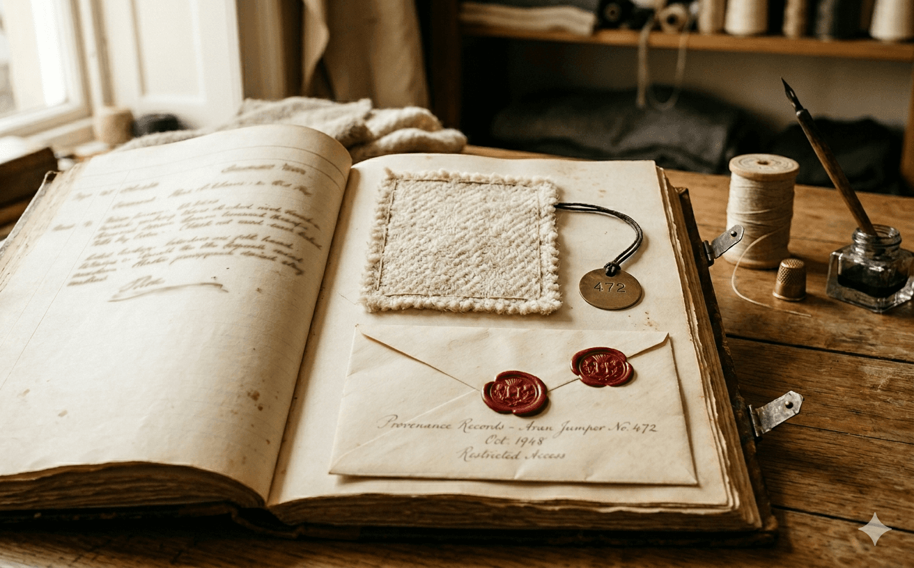 Garment No. 017 passport seal